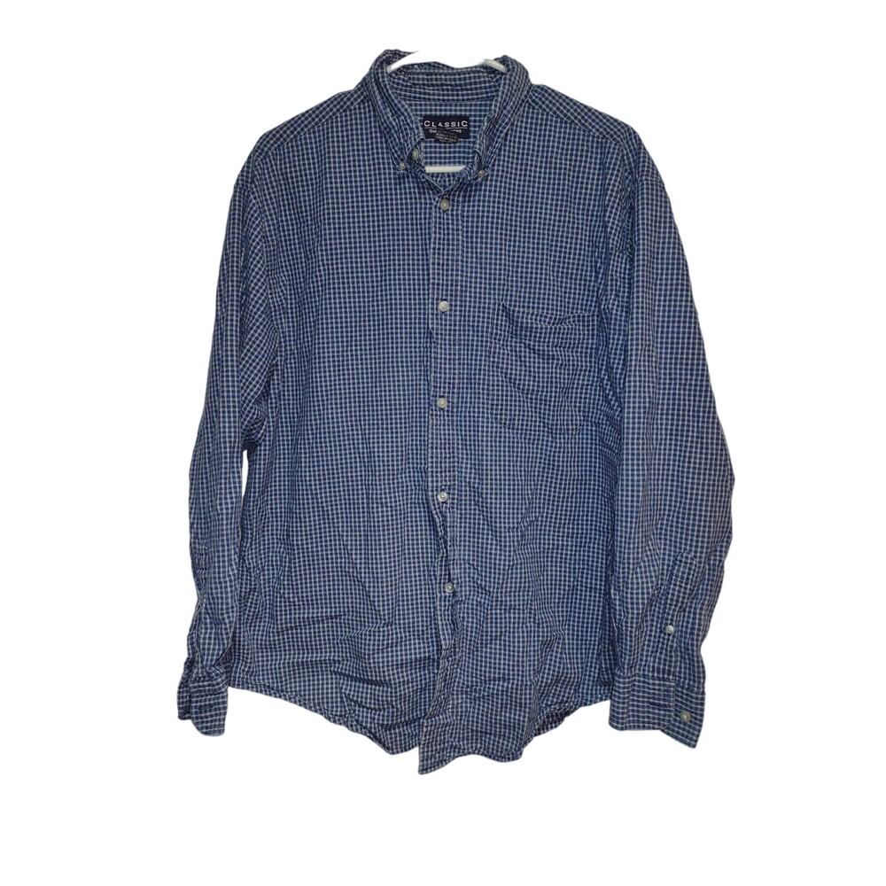 Gulf Traders Men's Button Up Shirt Size Medium